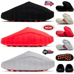 Desginer Slides mind 001 Slippers Fashion Soft Rubber Tech Comfort 002 Running Bone White Red Black Light Smoke Grey Mens Womens mind001 Summer Beach
